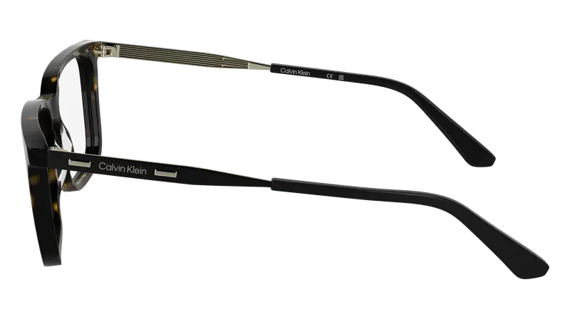 Calvin Klein Uomo CK25517 235 Montature da vista Acetato Havana Squadrata Normale miniatura 2