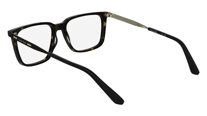 Calvin Klein Uomo CK25517 235 Montature da vista Acetato Havana Squadrata Normale miniatura 3