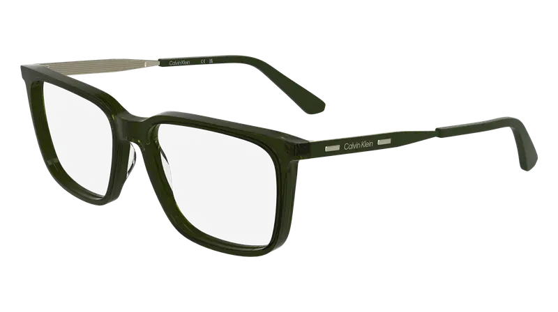 Calvin Klein Uomo CK25517 330 Montature da vista Acetato Verde  Squadrata Normale