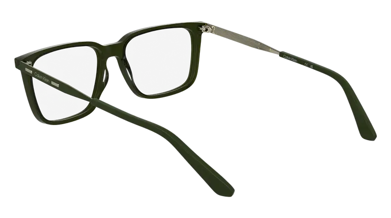 Calvin Klein Uomo CK25517 330 Montature da vista Acetato Verde Squadrata Normale miniatura 3