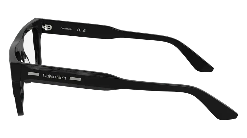 Calvin Klein Uomo CK25520 1 Montature da vista Acetato Nero Squadrata Normale miniatura 2
