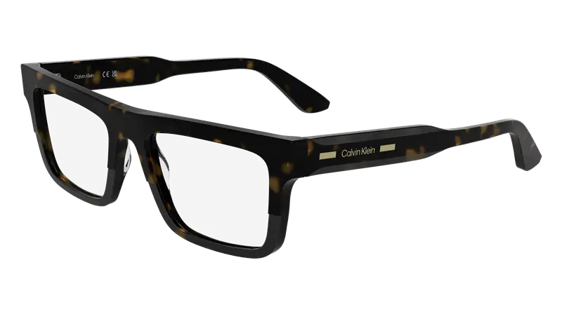 Calvin Klein Uomo CK25520 235 Montature da vista Acetato Havana  Squadrata Normale