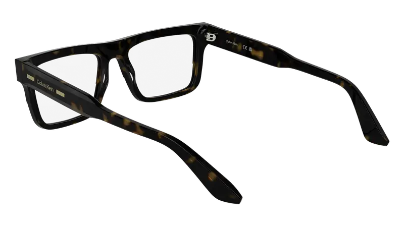 Calvin Klein Uomo CK25520 235 Montature da vista Acetato Havana Squadrata Normale miniatura 3