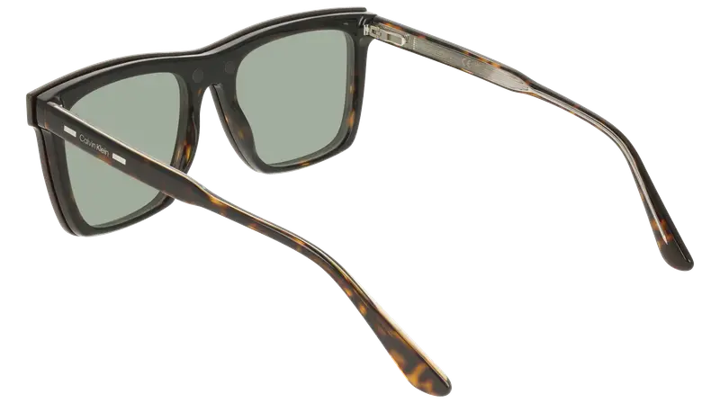 Calvin Klein Uomo CK25530MAG-SET 206 Montature da vista Acetato Havana Verde Squadrata Normale miniatura 3