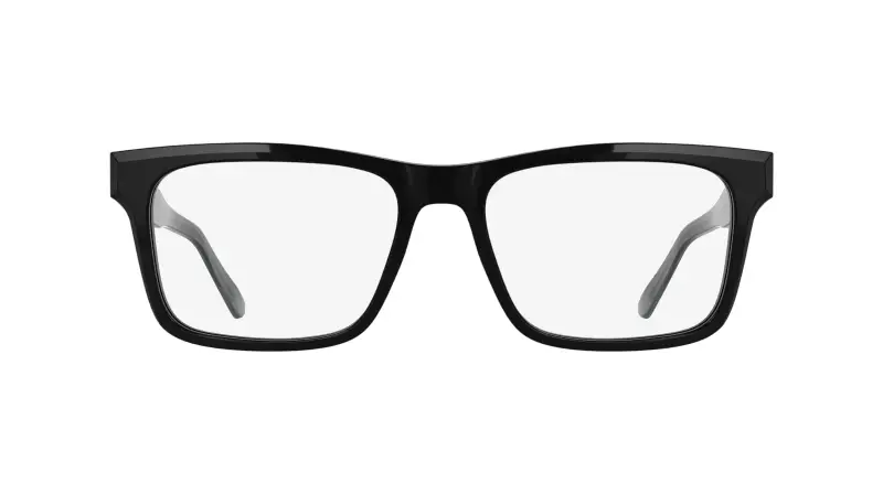 Uomo CK25544 001 Montature da vista Acetato Nero Squadrata Normale miniatura 2