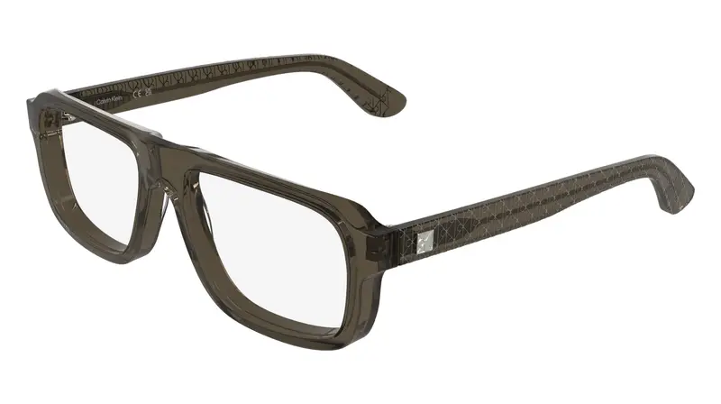 Uomo CK25548 200 Montature da vista Acetato Marrone Squadrata Normale