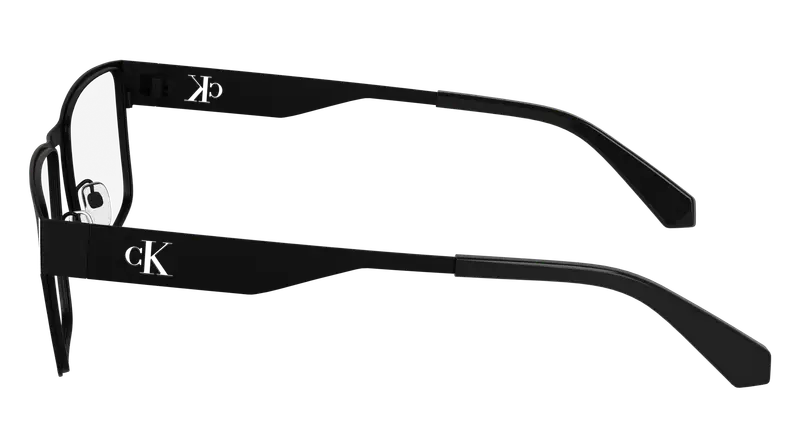 Calvin Klein Uomo CKJ24208 001 Montature da vista Metallo Nero Squadrata Normale miniatura 2