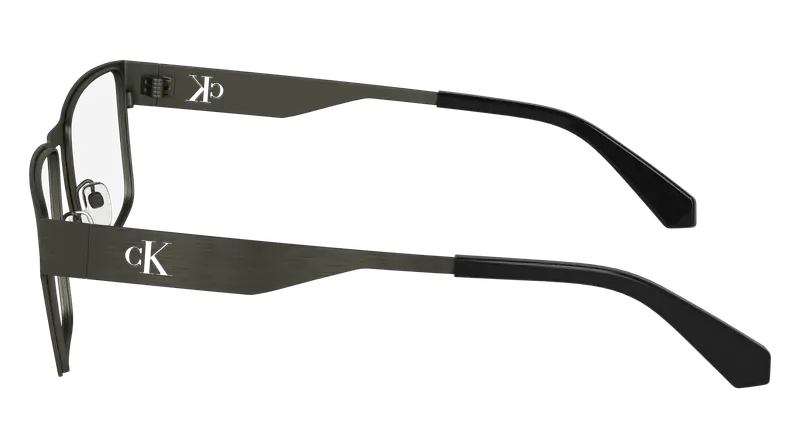 Calvin Klein Uomo CKJ24208 016 Montature da vista Metallo Nero Squadrata Normale miniatura 2