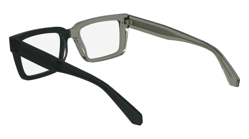 Calvin Klein Uomo CKJ24616 057 Montature da vista Acetato Grigio Squadrata Normale miniatura 2