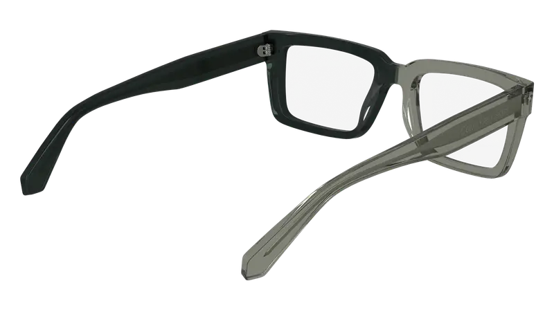 Calvin Klein Uomo CKJ24616 057 Montature da vista Acetato Grigio Squadrata Normale miniatura 3
