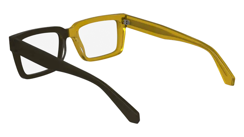 Calvin Klein Uomo CKJ24616 275 Montature da vista Acetato Marrone Squadrata Normale miniatura 2