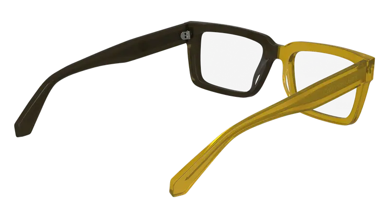 Calvin Klein Uomo CKJ24616 275 Montature da vista Acetato Marrone Squadrata Normale miniatura 3