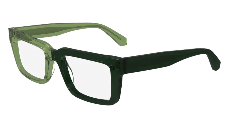 Calvin Klein Uomo CKJ24616 305 Montature da vista Acetato Verde  Squadrata Normale