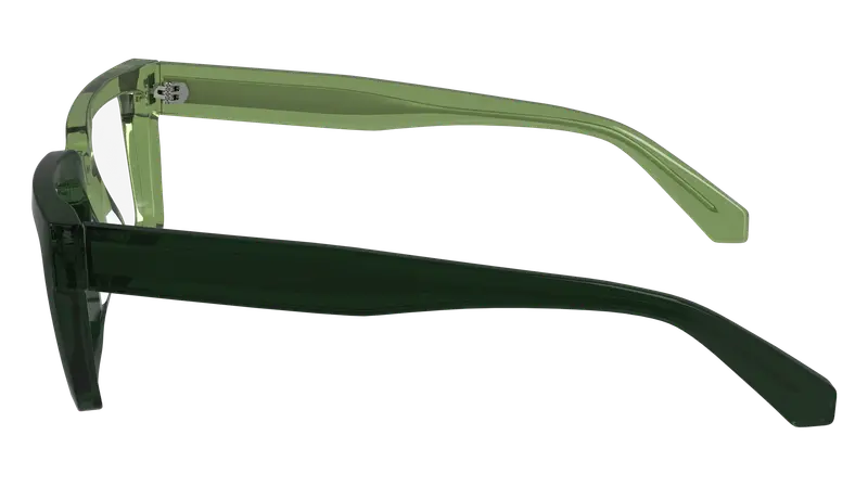 Calvin Klein Uomo CKJ24616 305 Montature da vista Acetato Verde Squadrata Normale miniatura 3