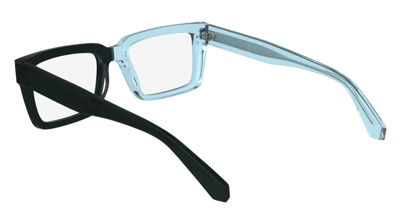 Calvin Klein Uomo CKJ24616 405 Montature da vista Acetato Blu Squadrata Normale miniatura 2