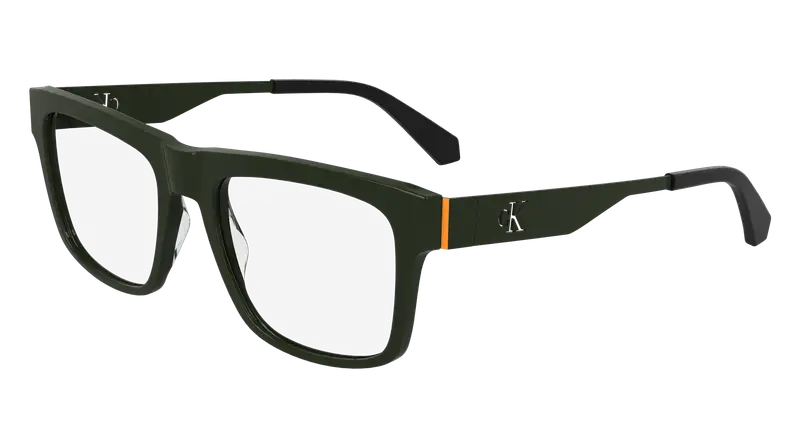 Calvin Klein Uomo CKJ24632 309 Montature da vista Acetato Verde Squadrata Normale