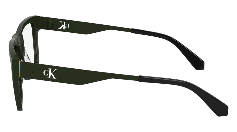 Calvin Klein Uomo CKJ24632 309 Montature da vista Acetato Verde Squadrata Normale miniatura 2