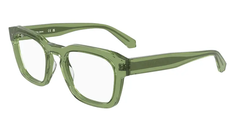 Calvin Klein Uomo CKJ25610 305 Montature da vista Acetato Verde Squadrata Normale