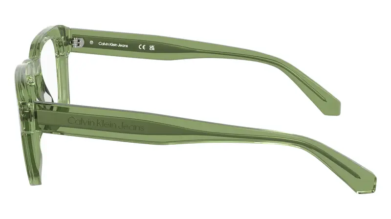 Calvin Klein Uomo CKJ25610 305 Montature da vista Acetato Verde Squadrata Normale miniatura 2