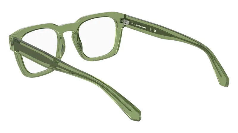 Calvin Klein Uomo CKJ25610 305 Montature da vista Acetato Verde Squadrata Normale miniatura 3