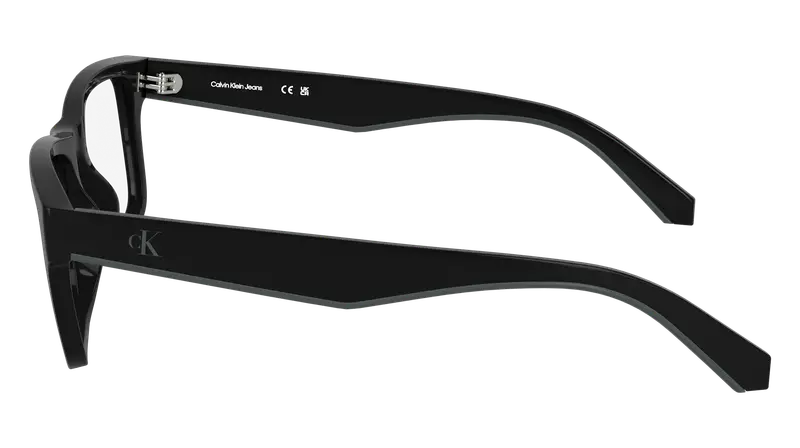 Calvin Klein Uomo CKJ25613 001 Montature da vista Bio-iniettato Nero Squadrata Normale miniatura 2