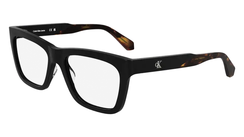 Calvin Klein Uomo CKJ25615 001 Montature da vista Acetato Nero Squadrata Normale
