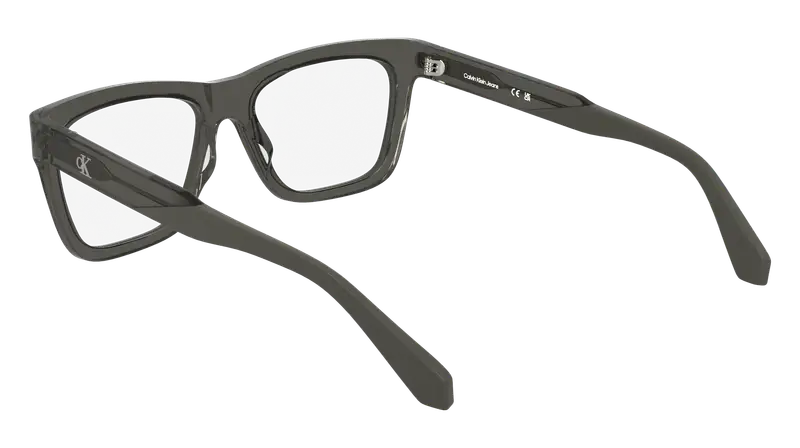 Calvin Klein Uomo CKJ25615 050 Montature da vista Acetato Grigio Squadrata Normale miniatura 3