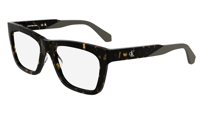 Calvin Klein Uomo CKJ25615 242 Montature da vista Acetato Havana Squadrata Normale