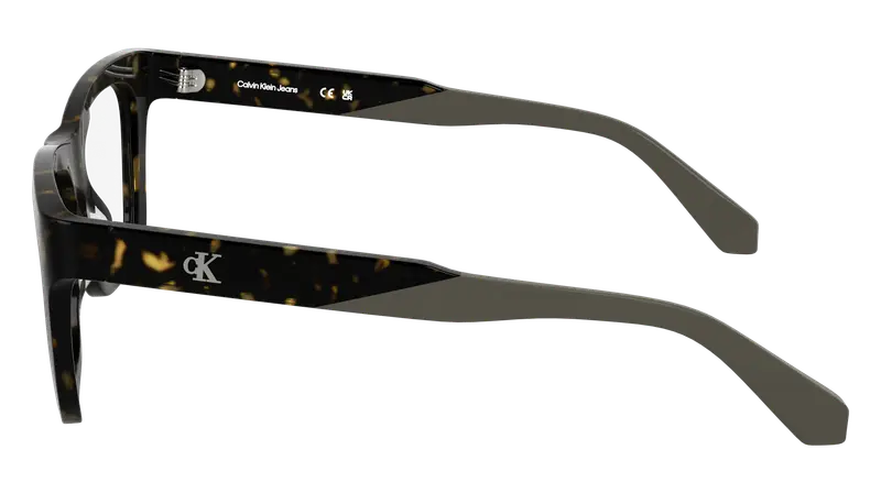 Calvin Klein Uomo CKJ25615 242 Montature da vista Acetato Havana Squadrata Normale miniatura 2