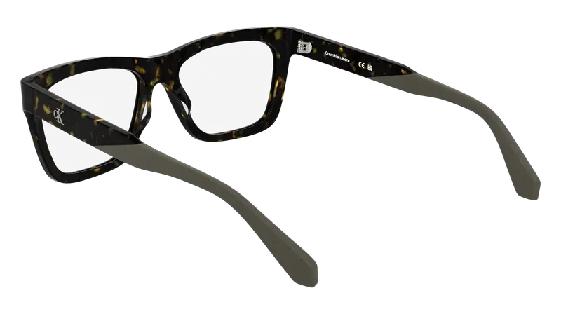 Calvin Klein Uomo CKJ25615 242 Montature da vista Acetato Havana Squadrata Normale miniatura 3