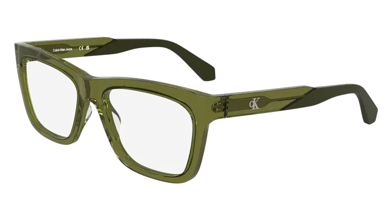 Calvin Klein Uomo CKJ25615 309 Montature da vista Acetato Verde Squadrata Normale