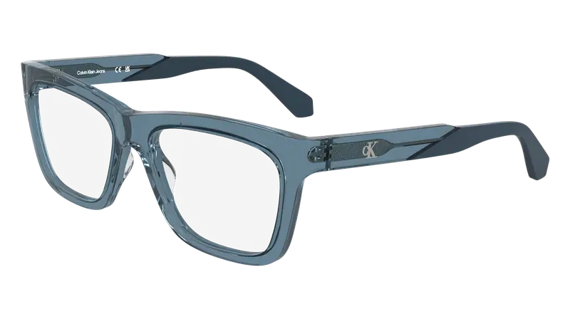 Calvin Klein Uomo CKJ25615 400 Montature da vista Acetato Blu Squadrata Normale