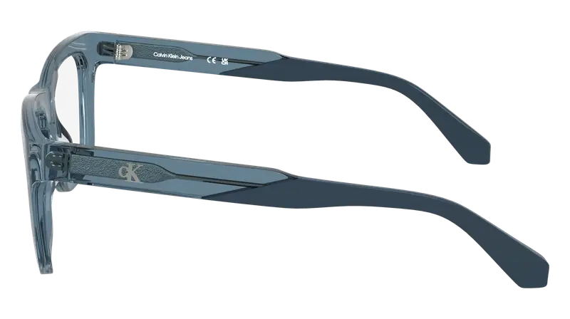 Calvin Klein Uomo CKJ25615 400 Montature da vista Acetato Blu Squadrata Normale miniatura 2
