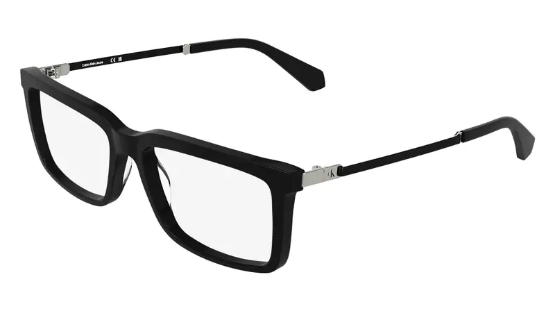 Uomo CKJ25625 001 Montature da vista Acetato Nero Squadrata Normale