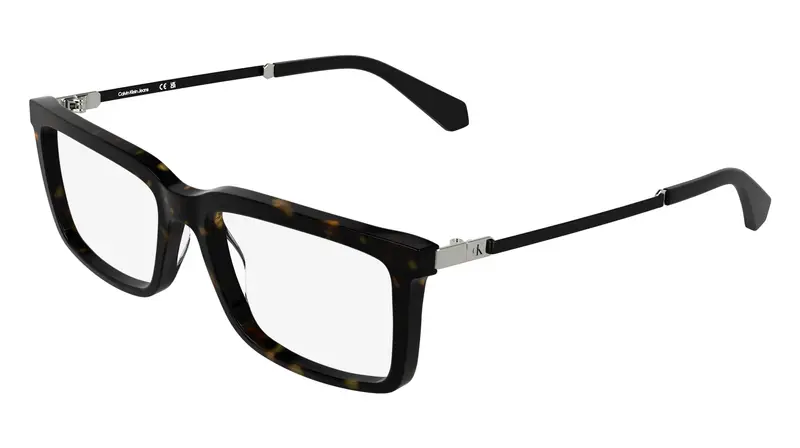 Uomo CKJ25625 242 Montature da vista Acetato Havana Squadrata Normale