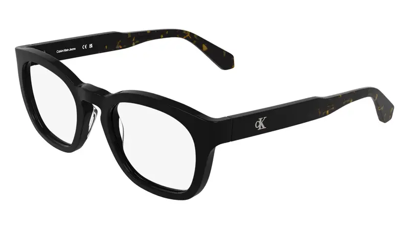 Uomo CKJ25626 001 Montature da vista Acetato Nero Squadrata Normale