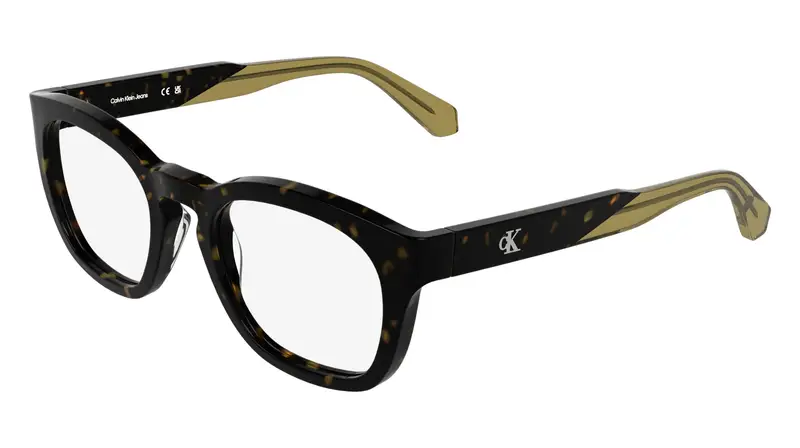 Uomo CKJ25626 242 Montature da vista Acetato Havana Squadrata Normale