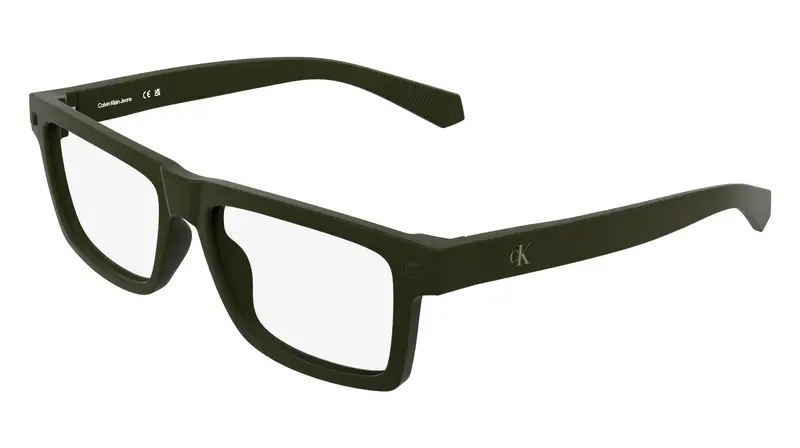 Uomo CKJ25629 309 Montature da vista Bio-iniettato Verde Squadrata Normale