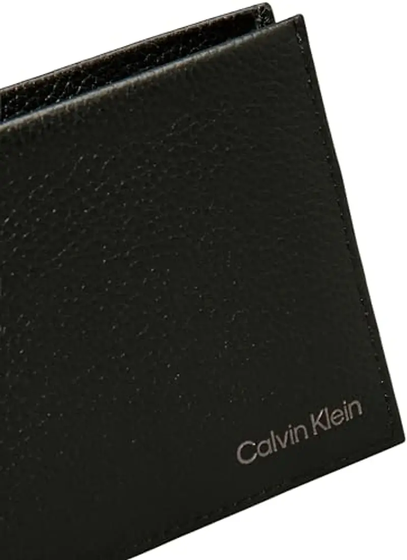 Calvin Klein Uomo Portafoglio Warmth Bifold Piccolo, Nero (Ck Black), Taglia Unica miniatura 3