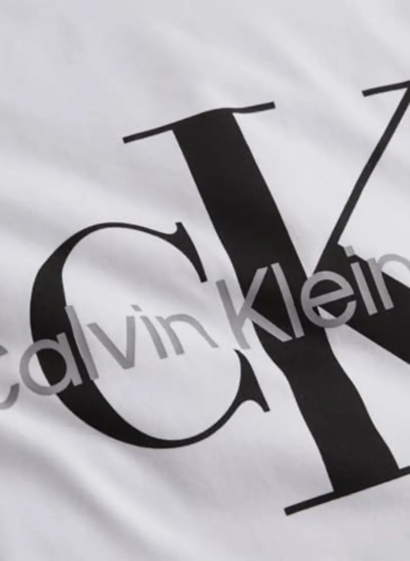 Calvin Klein T-shirt Uomo Bianco 2263765 miniatura 3