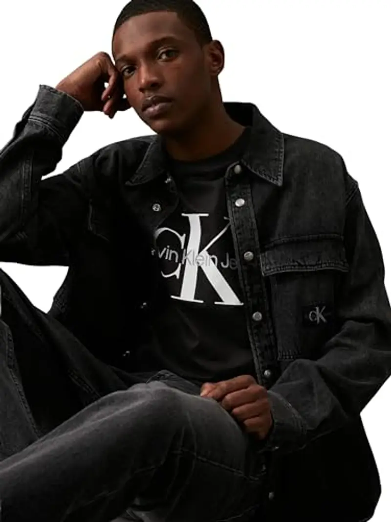 Calvin Klein T-shirt Uomo Nero 1983584 miniatura 3