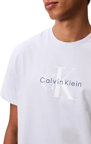 Calvin Klein T-shirt Uomo Blu 3479521 miniatura 3