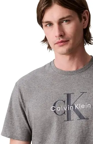 Calvin Klein T-shirt Uomo Grigio 3479519 miniatura 3