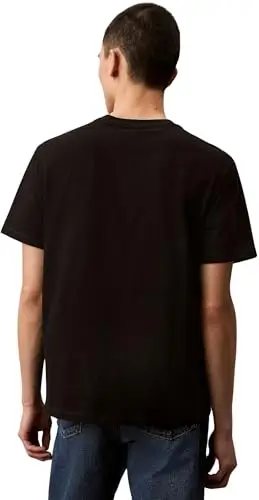 Calvin Klein T-shirt Uomo Nero 3479522 miniatura 2