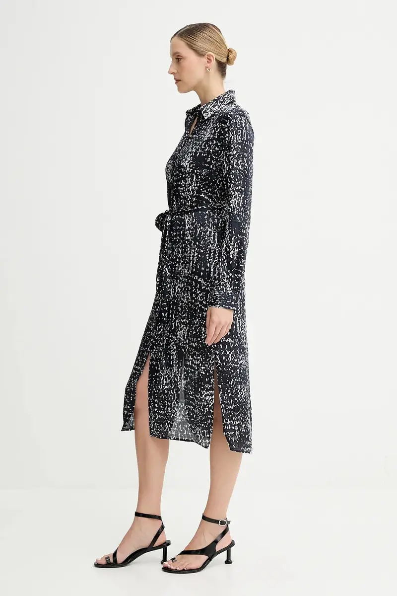 vestito colore blu navy LV044C060G miniatura 2