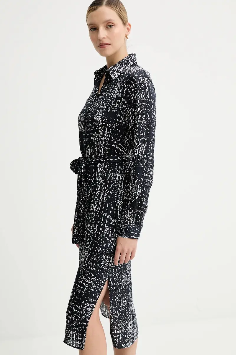 vestito colore blu navy LV044C060G miniatura 4