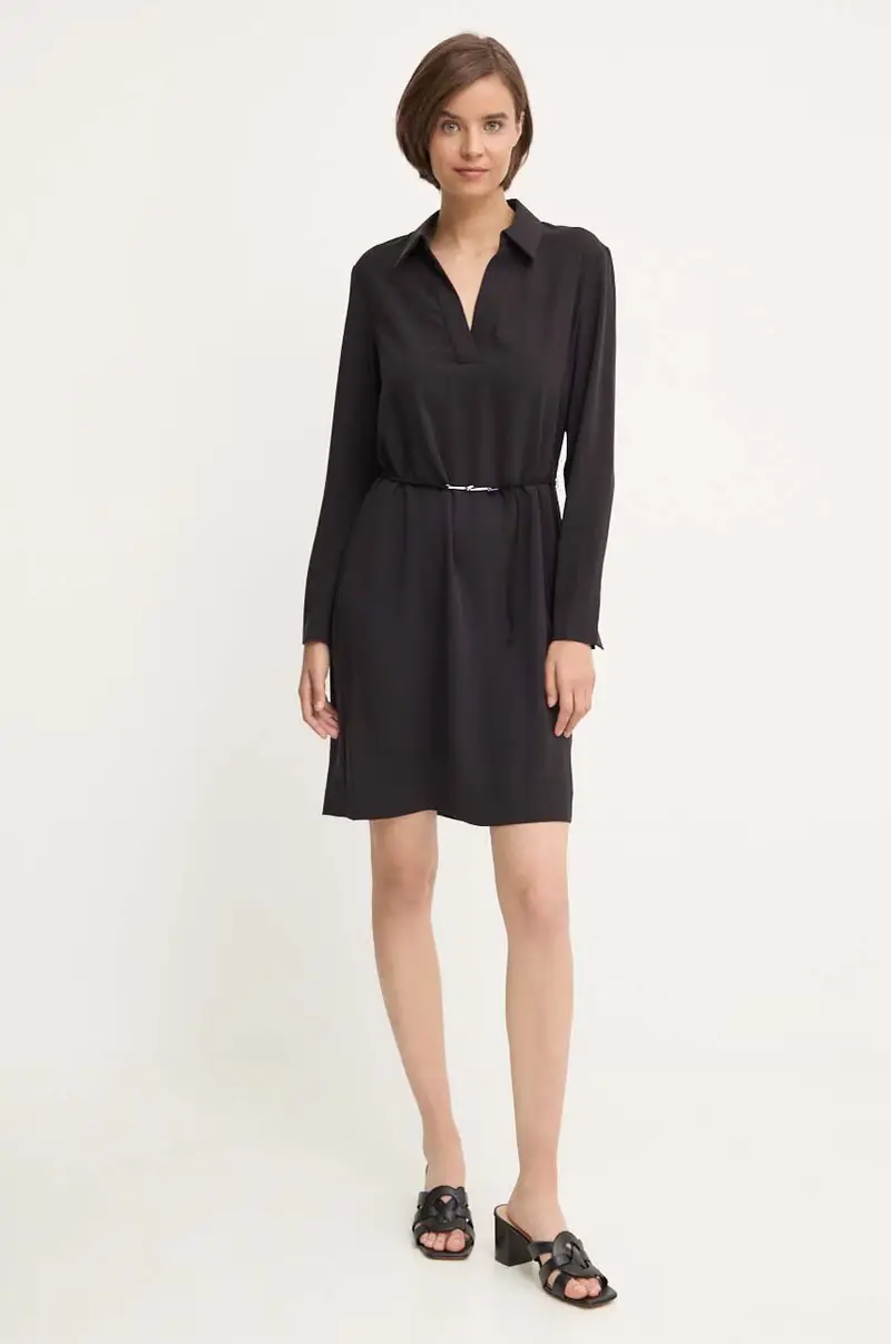 vestito colore nero K20K207152 miniatura 2