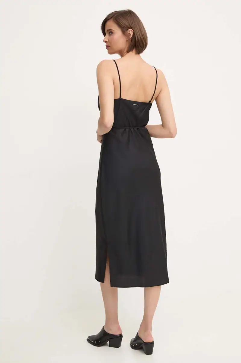 vestito colore nero K20K207566 miniatura 3