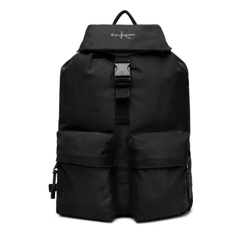 Zaino Calvin Klein Bold Flap Backpack LV04D3270G Nero