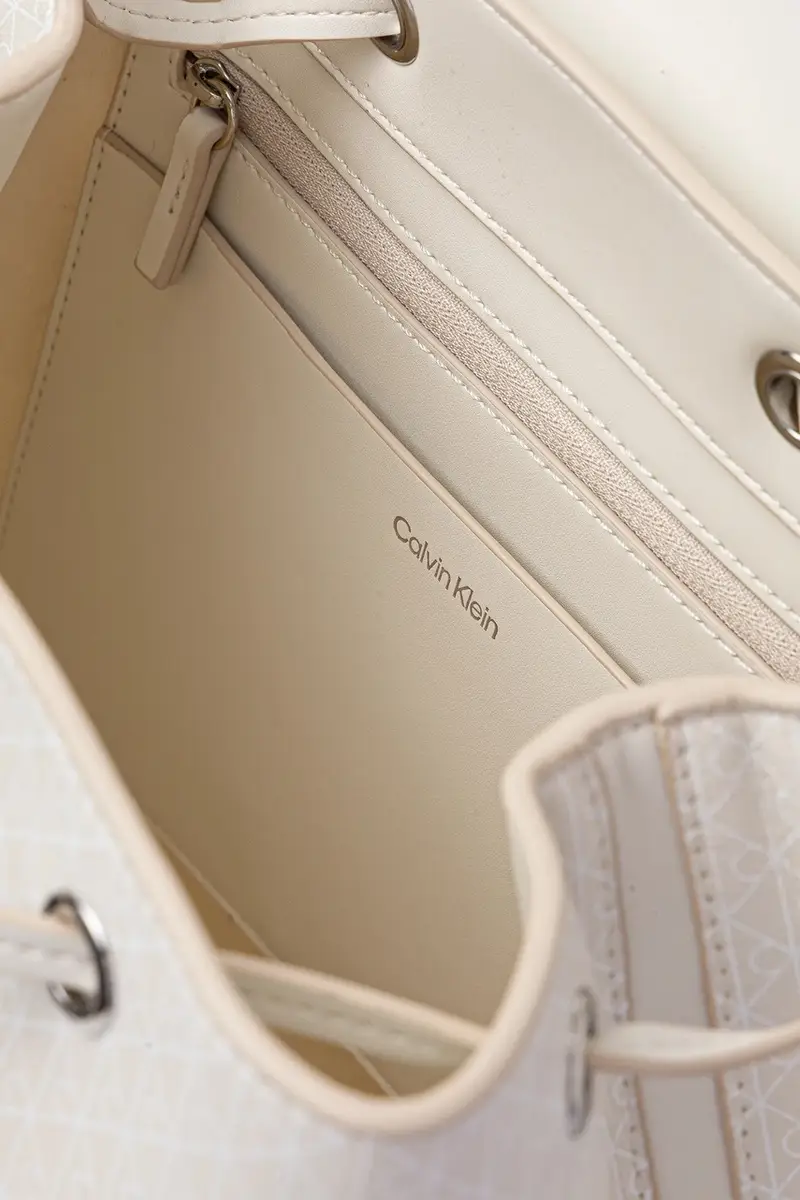 zaino donna colore bianco LV04F3271G Beige miniatura 5